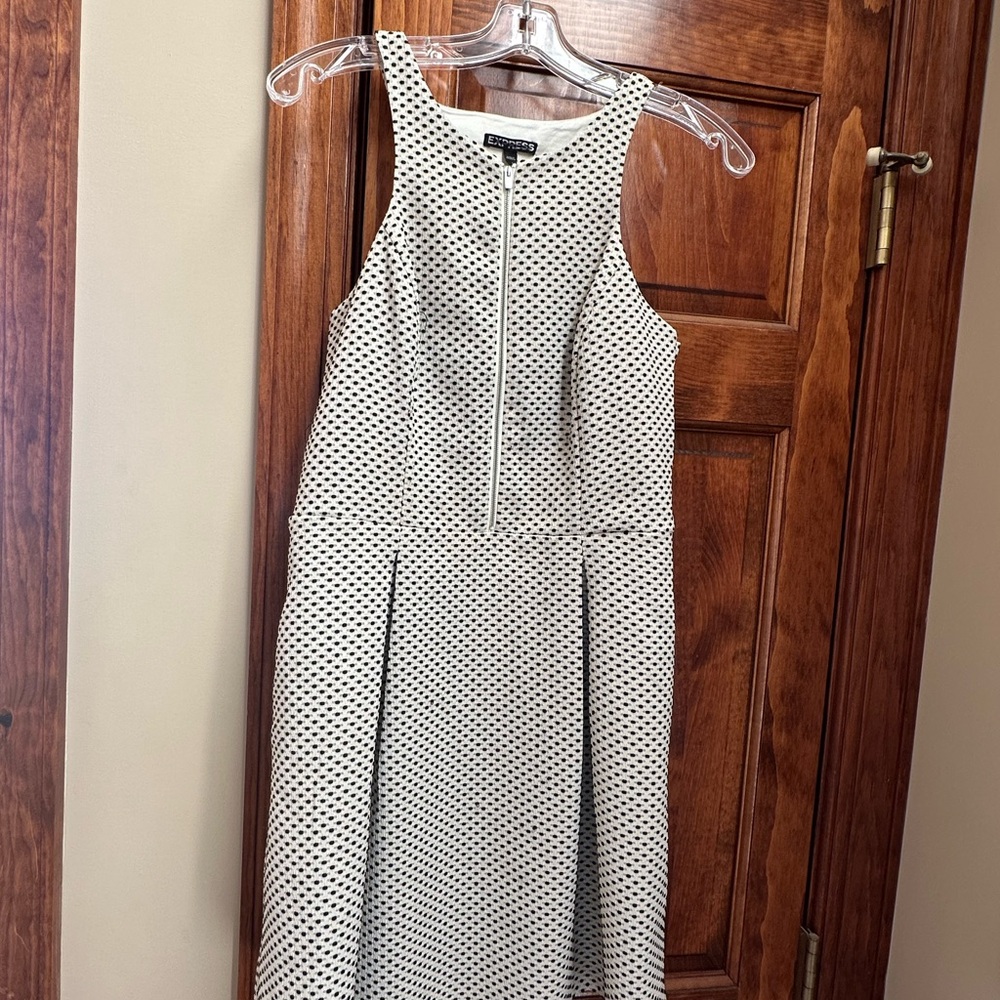 Black and White Polka Dot Dress